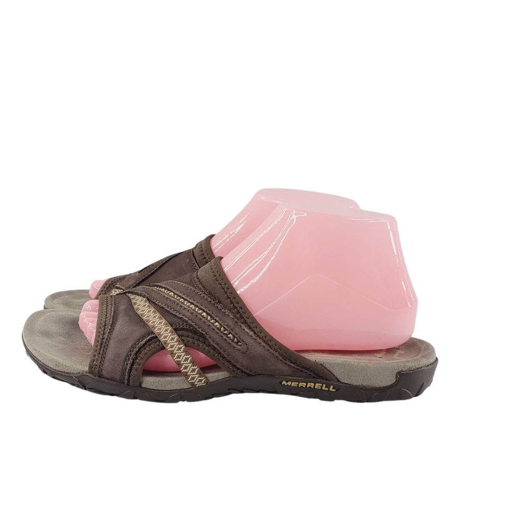 Merrell, Open Toe Sport Sandal / Outdoor Hiking Sandals Women's Size 9 Brown Tan